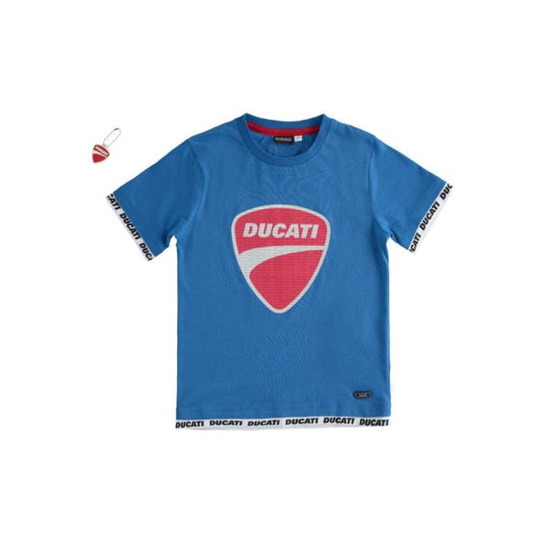 T-shirt αγόρι μπλε ρουά -Ducati