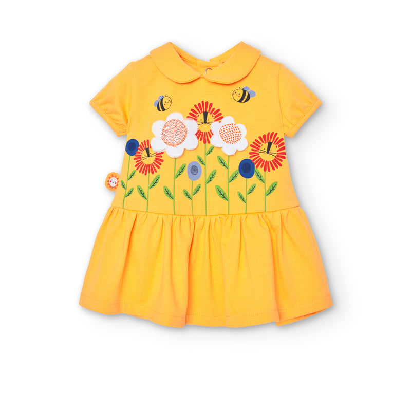 Φόρεμα κορίτσι κίτρινο -Boboli