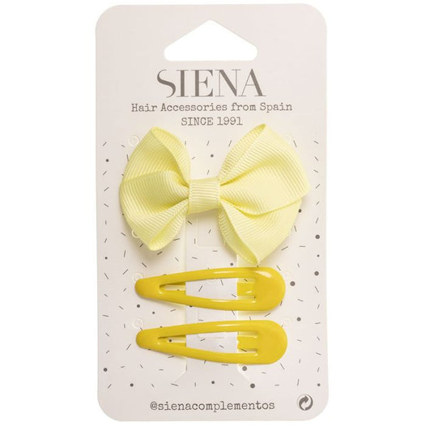 Σετ τσιμπιδάκια μαλλιών κορίτσι κίτρινα - Siena