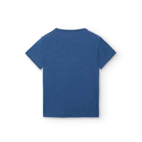 T-shirt κορίτσι μπλε -Boboli