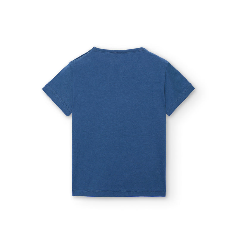 T-shirt κορίτσι μπλε -Boboli