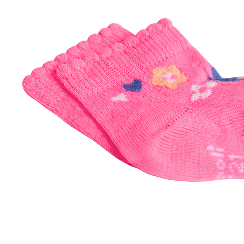 Κάλτσες κορίτσι μπλε ροζ λευκές 3 τμχ -Boboli