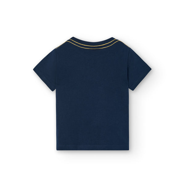 T-shirt αγόρι μπλε -Boboli