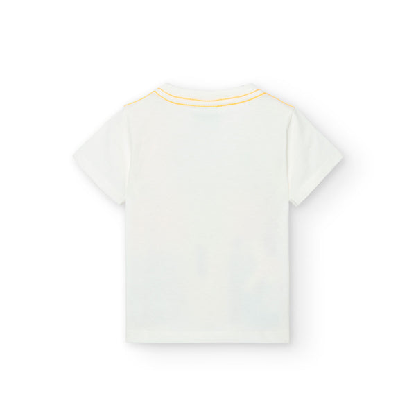 T-shirt αγόρι λευκό -Boboli