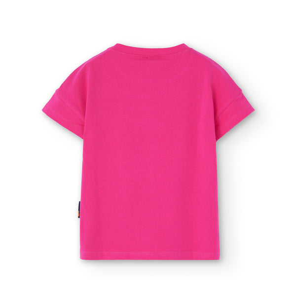 T-shirt κορίτσι ροζ -Boboli