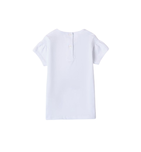 T-shirt κορίτσι λευκό -iDO