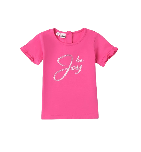 T-shirt κορίτσι ροζ -iDO