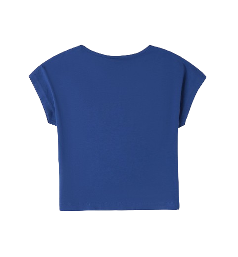 T-shirt κορίτσι μπλε -iDO