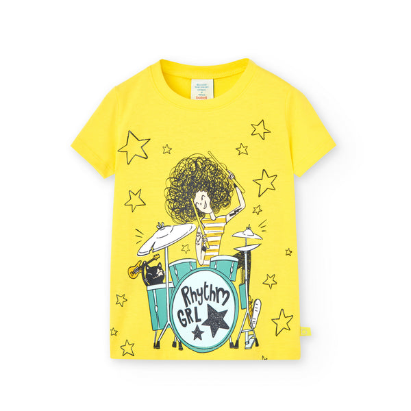T-shirt κορίτσι κίτρινο -Boboli