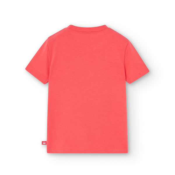 T-shirt κορίτσι κοραλί -Boboli
