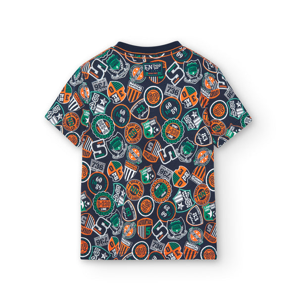 T-shirt αγόρι ανθρακί -Boboli