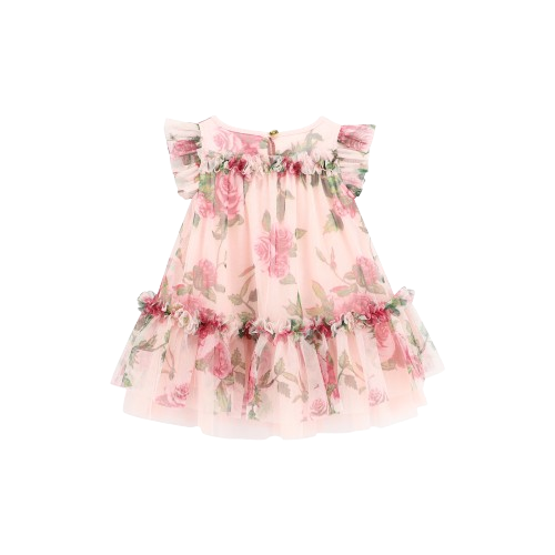 Φόρεμα κορίτσι ροζ εμπριμέ - Angels Face