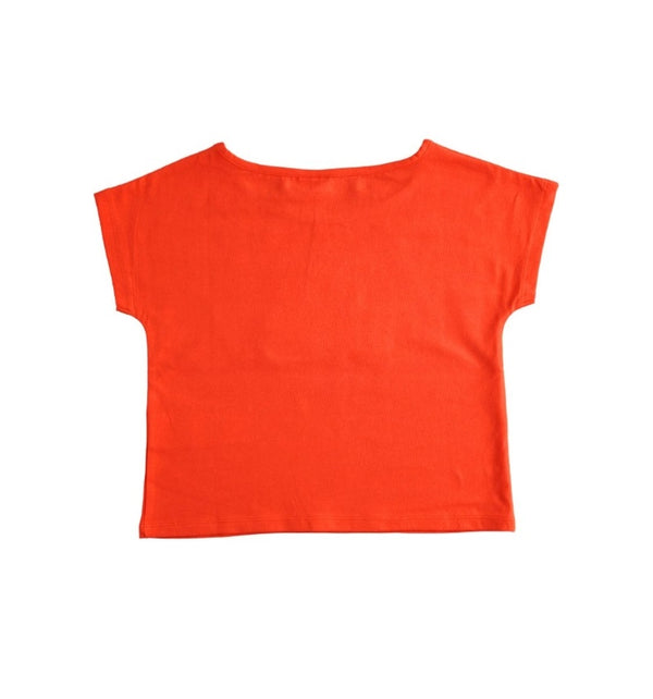 T-shirt κορίτσι πορτοκαλί-iDO