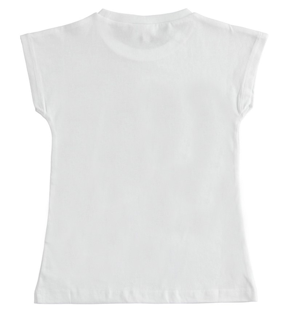 T-shirt κορίτσι λευκό -iDO