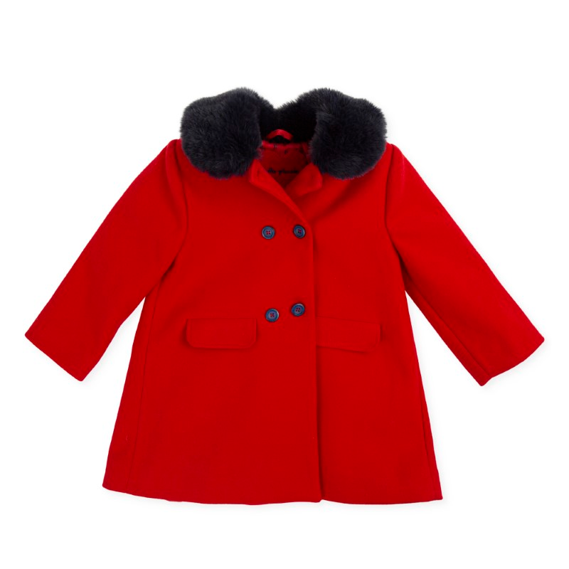Παλτό κορίτσι κόκκινο -Tutto Piccolo