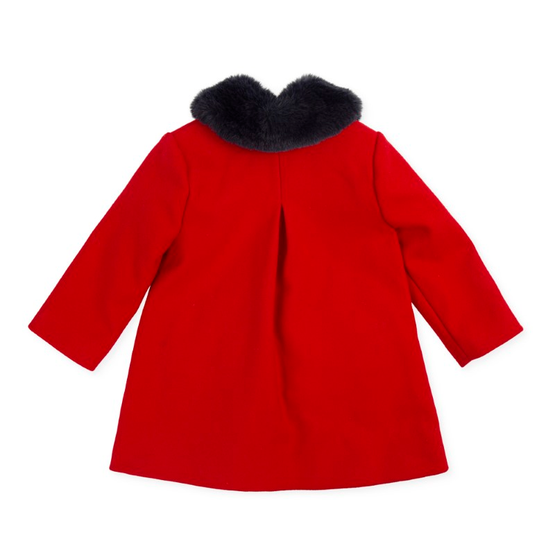 Παλτό κορίτσι κόκκινο -Tutto Piccolo
