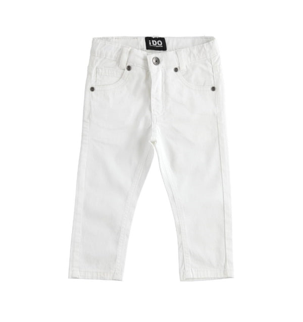 Παντελόνι αγόρι λευκό J250 -iDO