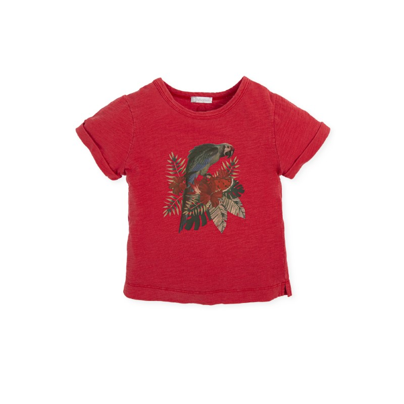 T-Shirt αγόρι κόκκινο -Tutto Piccolo