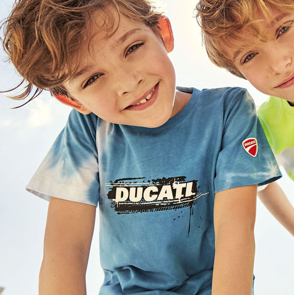 T-shirt αγόρι τυρκουάζ -Ducati