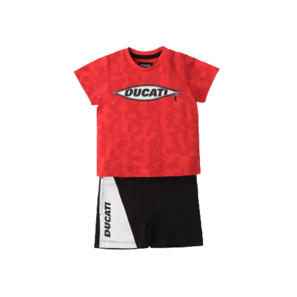 Σετ αγόρι 2 τμχ κόκκινο μαύρο -Ducati