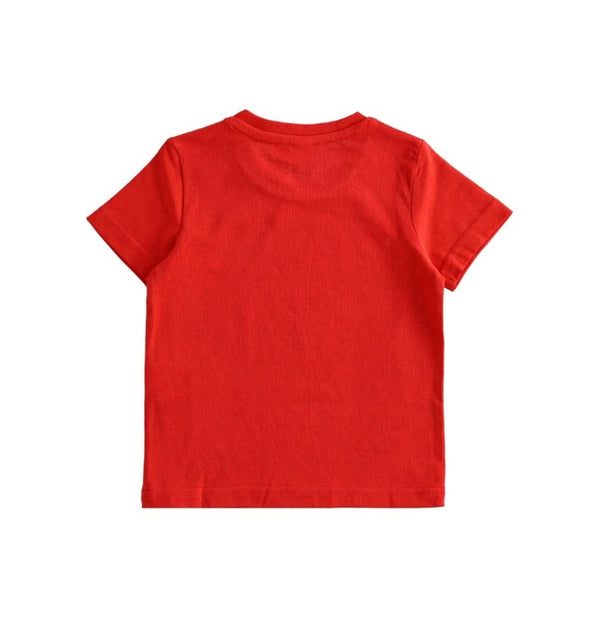 T-shirt αγόρι κόκκινο-iDO
