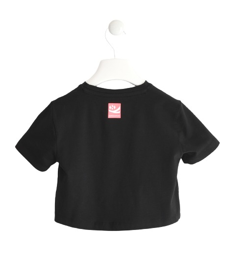 T-shirt κορίτσι μαύρο -Superga